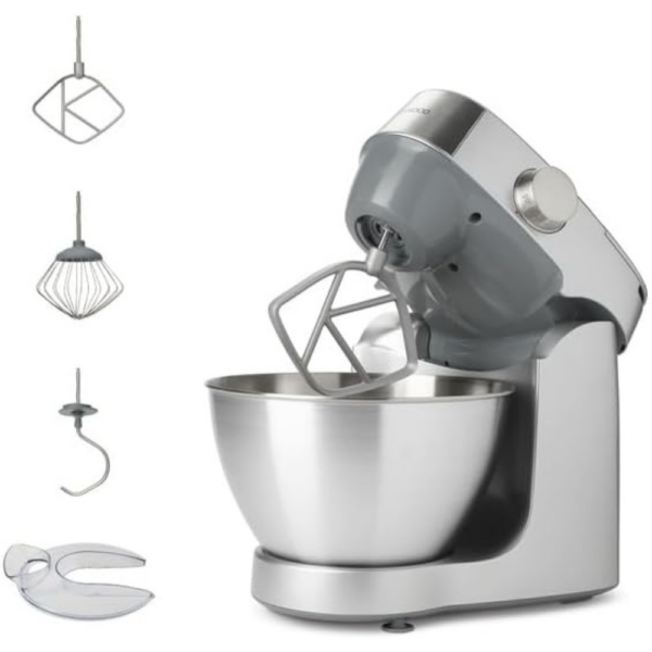 Planetaria, KENWOOD KHC29A0SI, Impastatrice, 1000W, Acciaio Inox, 4,3L, Classe A
