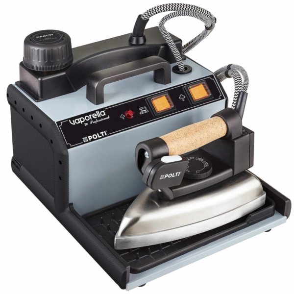 VAPORELLA POLTI Ferro da Stiro a Vapore con Caldaia 2H Professional , Stiratura Continua Fino a 2 Ore