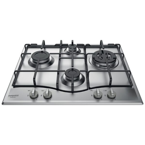 Piano Cottura Gas HOTPOINT ARISTON PCN 642 T/IX/HAR – In Acciaio Inox, da Incasso