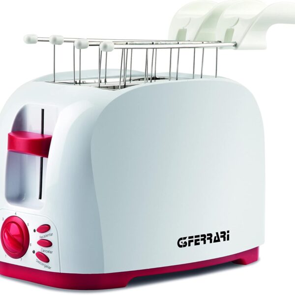 Tostapane FERRARI G10179 – 2 Fette, Design Moderno, Regolazione del Grado di Tostatura