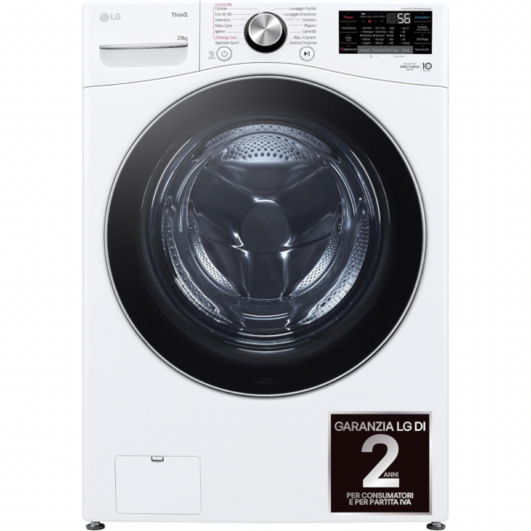 Lavatrice LG 20 kg AI DD F0P3020TSWC – 1400 Giri/min, Classe A