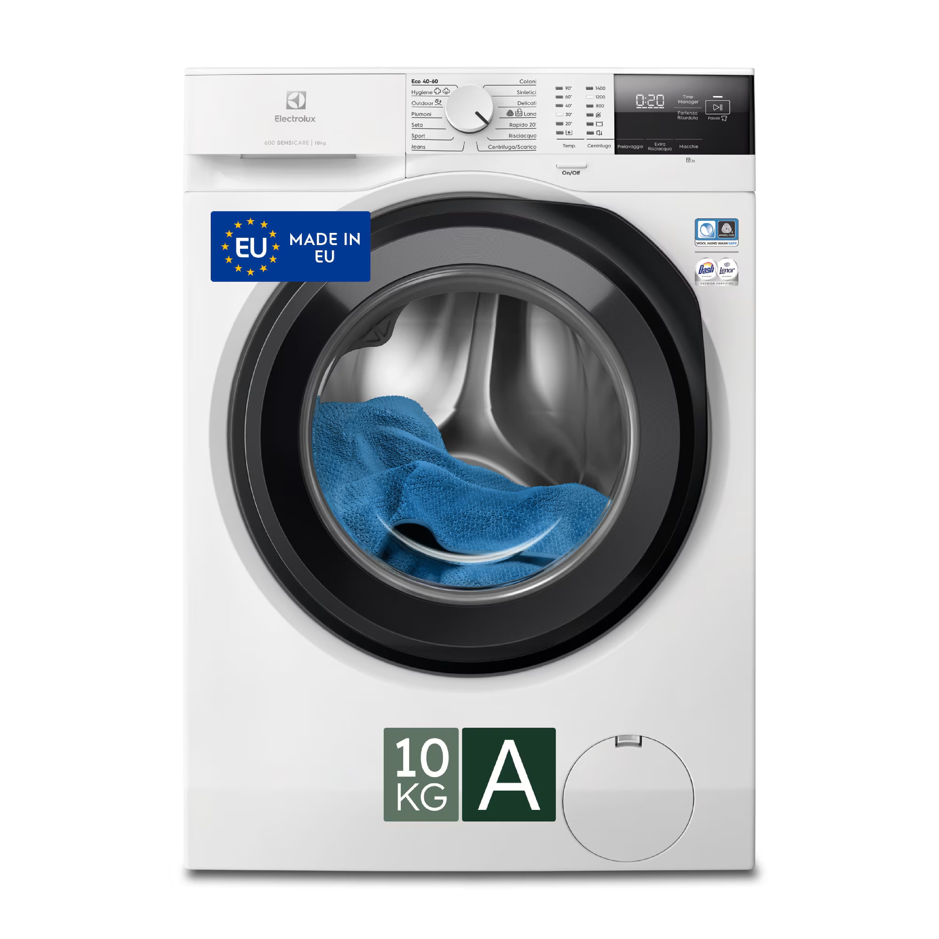 Lavatrice 10 kg ELECTROLUX EW6FCH210G, 1400 giri